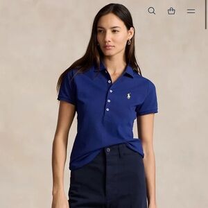 Slim Fit/Classic Stretch Polo Shirt size small women’s